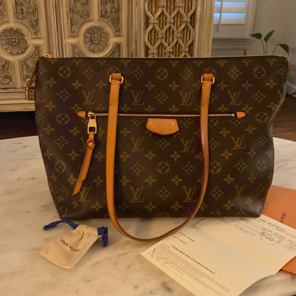 Louis Vuitton monogram Iena MM handbag.  Discontinued